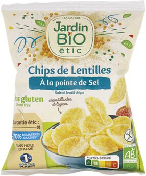 Image de Chips lentilles soufflées salées bio JARDIN BIO