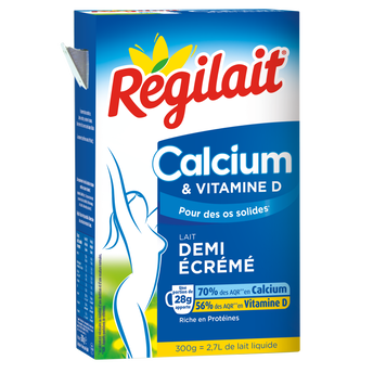 Image de REGILAIT calcium et vitamine D lait poudre demi écrémé