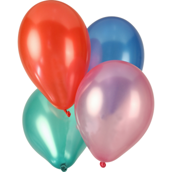 Image de Ballons perles, 10 unités, couleurs nacrées assorties