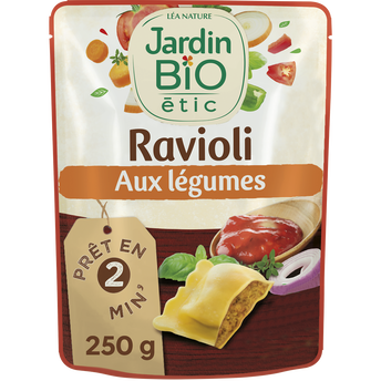 Image de Ravioli aux légumes bio JARDIN BIO DOYPACK