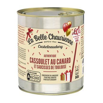 Image de Cassoulet au canard LA BELLE CHAURIENNE, Boîte de