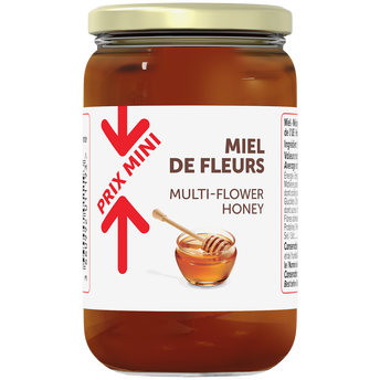 Image de Miel de fleurs PRIX MINI - pot verre