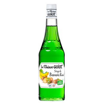Image de Sirop de kiwi et bananes LA MAISON GUIOT, bouteille de