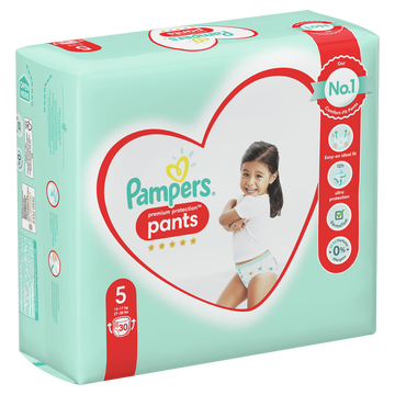 Pampers Culottes Premium Protection Pampers, 11-16kg Geant Taille 5 X30