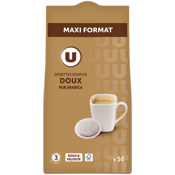 Image de U
Café dosettes DOUX N°3 - compatible SENSEO