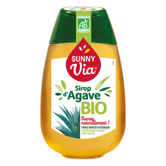 Image de Sirop d'agave SUNNY BIO, doseur de