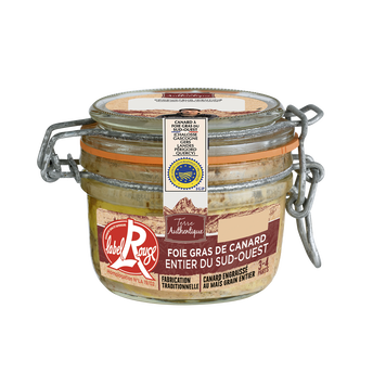 Image de Foie gras de canard entier label rouge TERRE AUTHENTIQUE bocal