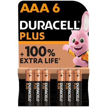 Image de Pile DURACELL Plus 100% LR03 AAA
