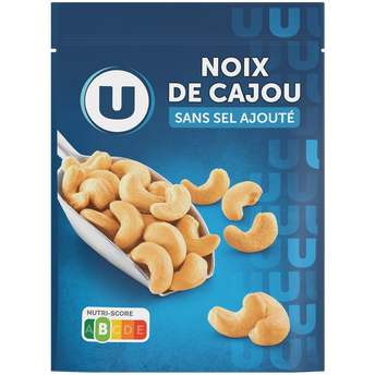 Image de U
Noix de cajou sans sel ajouté  sachet de
