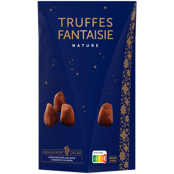 Image de U
Truffes chocolats fantaisie nature étui