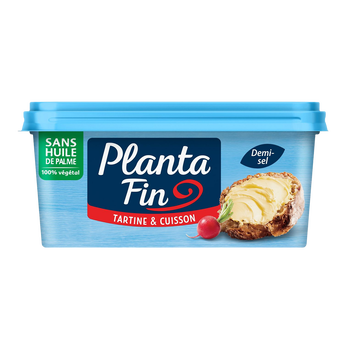 Image de Matière grasse à tartiner cuisiner 59%MG sans huile palme demi sel100%