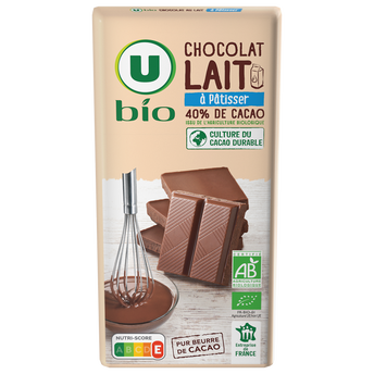 Image de U BIO
Chocolat lait à patisser