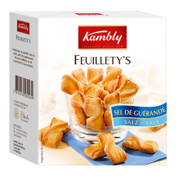 Image de Snacks feuilletés beurre Feuillety's sel/Guérande KAMBLY