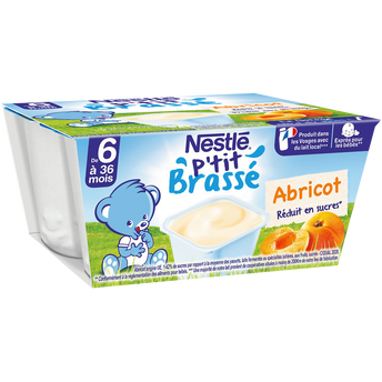 Image de Desserts lactés P'TIT BRASSE Abricot