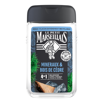 Image de Gel douche minéraux & bois de cèdre LE PETIT MARSEILLAIS