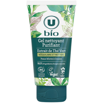Image de U BIO
Gel nettoyant purifiant au thé vert  tube de