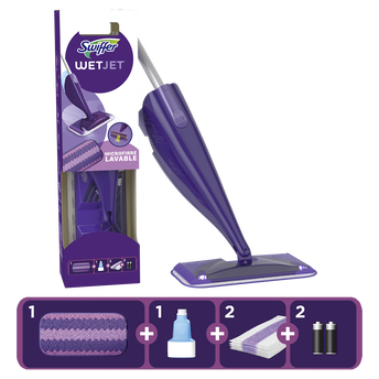Image de Swiffer Wetjet Système Anti-Poussiére Starter Kit