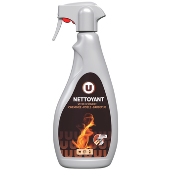 Image de U
Nettoyant pour vitre d'insert cheminée poêle et barbecue Spray