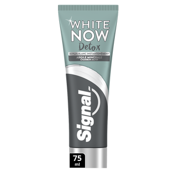 Image de Dentifrice blancheur White Now argile/charbon SIGNAL