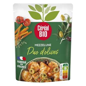 Image de Mezzelune duo d'olives bio CEREAL BIO