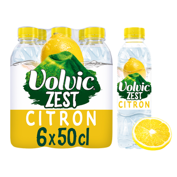 Image de Eau minérale aromatisée citron VOLVIC ZEST
