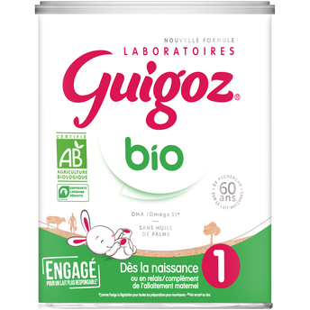 Image de Lait infantile en poudre BIO 1er âge 0-6M GUIGOZ OPTIPRO - Boîte