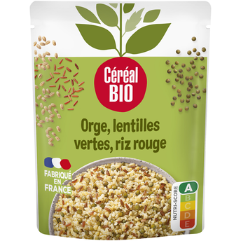 Image de Orge Riz rouge Lentilles  repas express CEREAL BIO