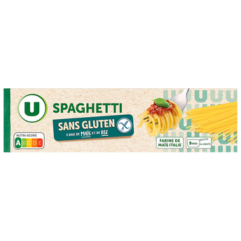 Image de U SANS GLUTEN
Spaghetti sans gluten