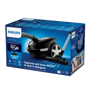 Philips - Aspirateur sans Sac de 1,5L 650W bleu gris noir - Aspirateur  traîneau - Rue du Commerce