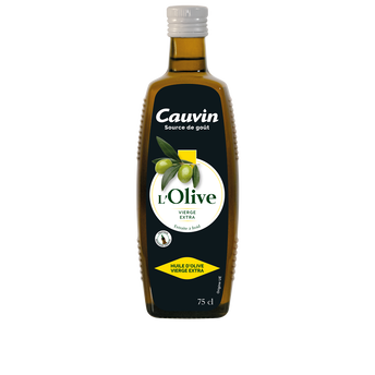 Image de Huile d'olive vierge extra CAUVIN bouteille verre