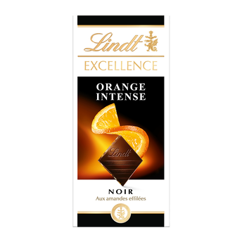 Image de Chocolat noir orange intense Excellence LINDT Tablette de
