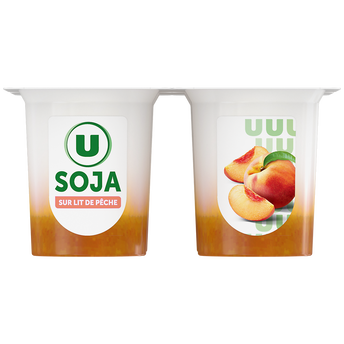 Image de U
Dessert végétal Soja sur lit de pêche 4 pots