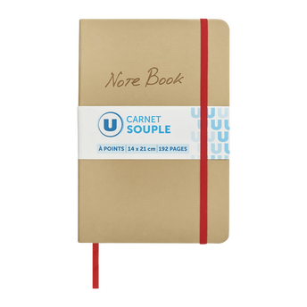 Image de U
Carnet rigide ligné 14x21cm 192p