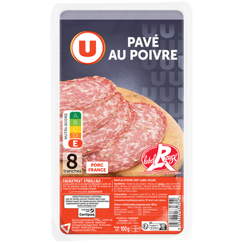 Image de U
Pavé au poivre Label Rouge - x8 tranches