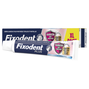 Image de Crème fixative FIXODENT plus barrière Anti-particules Fresh