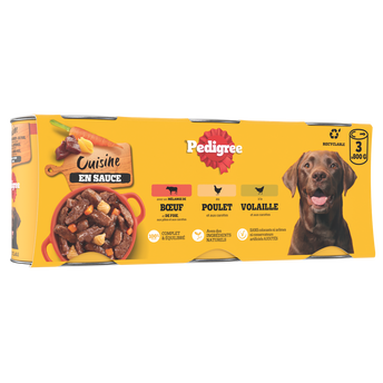 Image de Boîtes chien Les cuisinés en sauce PEDIGREE