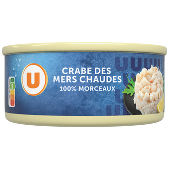 Image de U
Crabe des mers chaudes 100% morceaux boîte 1/4