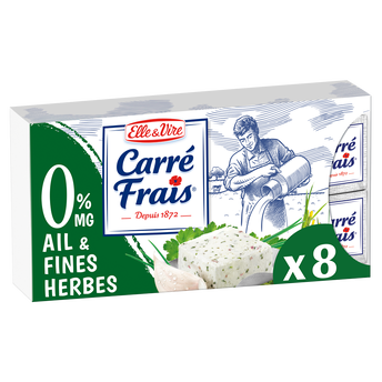 Image de Fromage à tartiner ail & fines herbes 0%MG CARRE FRAIS