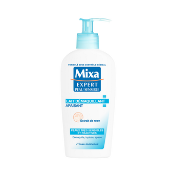 Image de Lait Démaquillant Apaisant Peaux Très Sensibles MIXA - Flacon
