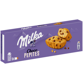 Image de Gâteaux moëlleux aux pépites de chocolat MILKA - Boîte de
