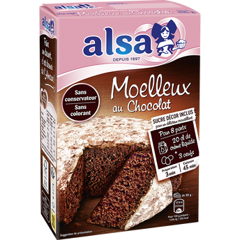 Image de Préparation pour gâteau au chocolat Mamie Gâteau ALSA