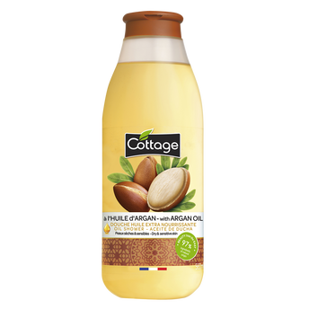 Image de Douche huile extra nourrissante huile d'argan COTTAGE, flacon de