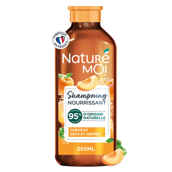 Image de Shampooing nourrissant pour cheveux secs et abîmés NATURE MOI, flaconde