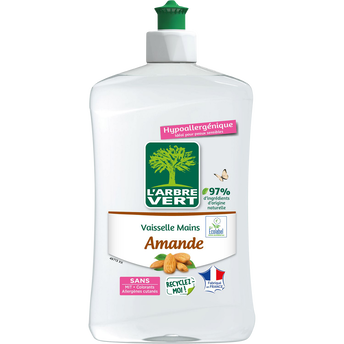 Image de Liquide vaisselle et mains concentré amande ARBRE VERT
