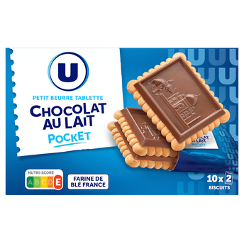 Image de U
Petit beurre tablette de chocolat au lait, pocket