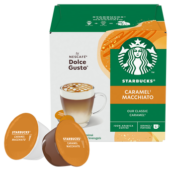 Image de Café capsules STARBUCKS CARAMEL MACCHIATO - compatible DOLCE GUSTO