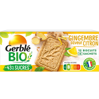Image de Biscuits citron gingembre GERBLE BIO - 4x3