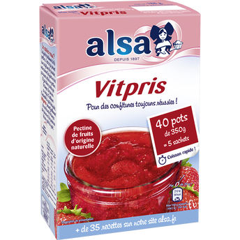 Image de Gélifiant pour confitures VITPRIS ALSA, 5 doses