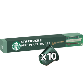 Image de Café capsules STARBUCKS PIKE PLACE ROAST LUNGO N°7 - compatible NESPRESSO