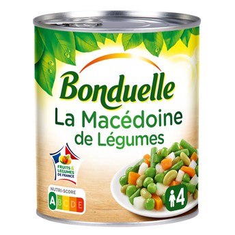 Image de Macédoine de légumes Sans conservateur BONDUELLE - Boîte de 530g net